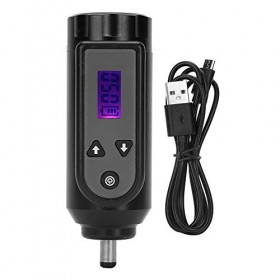 Voluxe Alimentation sans Fil pour Tatouage, Mini Alimentation pour Tatouage Affichage LCD Batterie de Grande Capacité pour Ma