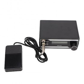 Double Alimentation Numérique pour Tatouage avec Pédale, Kit dAlimentation Professionnel pour une Meilleure Expérience de Ta