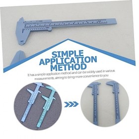 Didiseaon 25 Pièces Règle De Mesure Des Sourcils Pied À Coulisse Pied À Coulisse Pied À Coulisse À Double Échelle De Mesure D