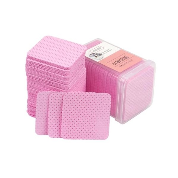 Beaupretty 2000 Pcs Lingettes De Colle Lingettes Adhésives Pour Colle À Cils Lingettes En Tissu Non Tissé Dissolvant De Colle