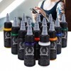 LEncre De Tatouage De Couleurs De 30ml / Bottle 14 A Placé, Tatouage DEncre De Maquillage Encre De Tatouage Permanent Embel