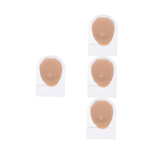 FRCOLOR 2 Pièces Modèle De Mamelon Mâle Modèle De Poitrine Kits De Perçage Mannequins Maquillage Fausse Peau Corps De Mannequ