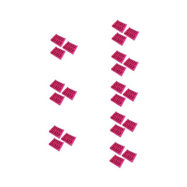 FRCOLOR 75 Paires Faux Cils Cil Volume Épais Cils Denses Cils Réutilisables Multicouche Cheveux Faits à La Main De Tige Trans