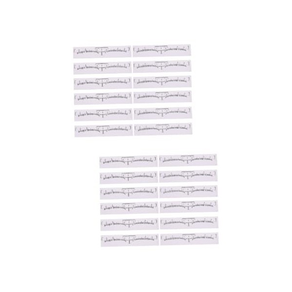 FRCOLOR 600 Pièces Règle Jetable De De Sourcil Kit De Forme De Sourcil Outils De Mesure De Des Sourcils Outil De Mesure Des S