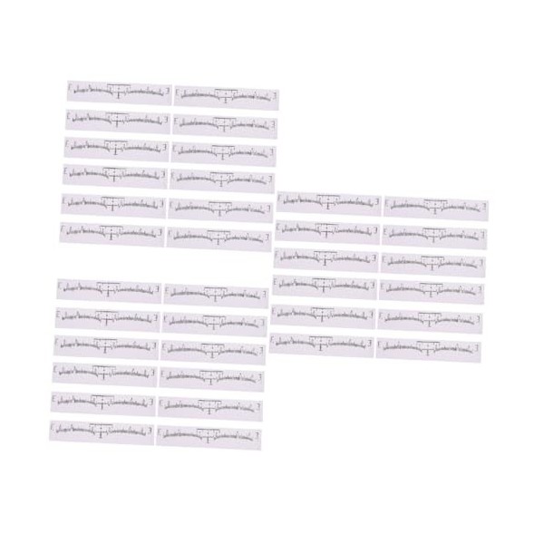 FRCOLOR 600 Pièces Règle Jetable De De Sourcil Kit De Forme De Sourcil Outils De Mesure De Des Sourcils Outil De Mesure Des S