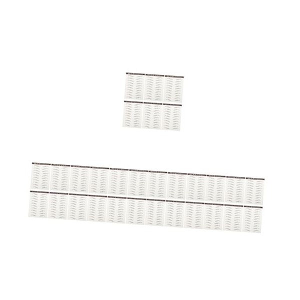 FRCOLOR 42 Pièces Autocollants Pour Sourcils Autocollants De Maquillage 3D Autocollants Autocollants Sourcils Shaper Maquilla