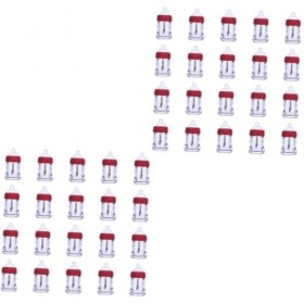 FRCOLOR 40 Pièces Brillant à Lèvres Biberon Tube Vide Contenant Dhuile De Croissance Des Cils Tube Déchantillon De Lotion B