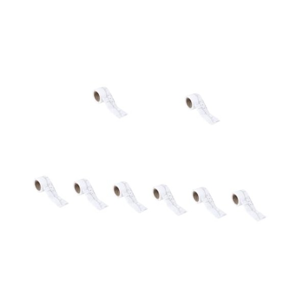 POPETPOP 5 Rouleaux Mesure Sourcil Règle Sourcil Mesure Règle Jetable Sourcil Règle Auxiliaire Sourcil Mesureur Adhésif Sourc