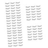 80 Paires Cils Nature 3d Pestañas Postizas Ioni Fournitures De Maquillage Mascara Imitation Vison Tridimensionnel
