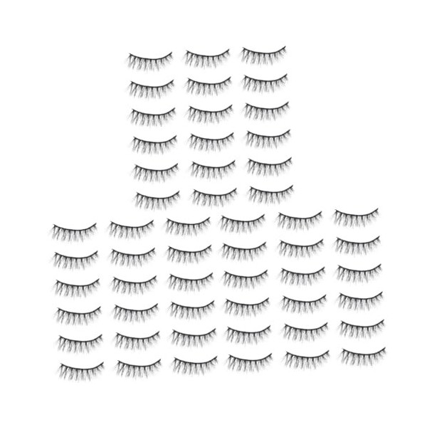 80 Paires Cils Nature 3d Pestañas Postizas Ioni Fournitures De Maquillage Mascara Imitation Vison Tridimensionnel