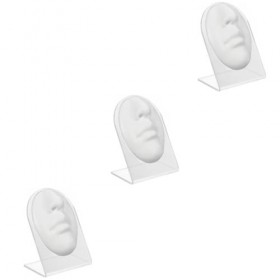 FRCOLOR 3 Ensembles Modèle Nez Bouche Faux Piercing à La Lèvre Visage En Silicone Lèvre Simulée Visage De Pratique De Fausse 