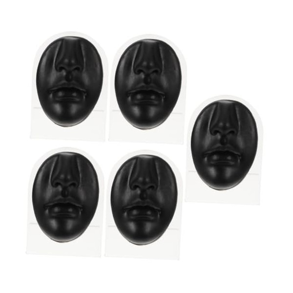 FRCOLOR 3 Ensembles Modèle Nez Bouche Faux Piercing à La Lèvre Visage En Silicone Lèvre Simulée Visage De Pratique De Fausse 