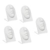 FRCOLOR 3 Ensembles Modèle Nez Bouche Faux Piercing à La Lèvre Visage En Silicone Lèvre Simulée Visage De Pratique De Fausse 