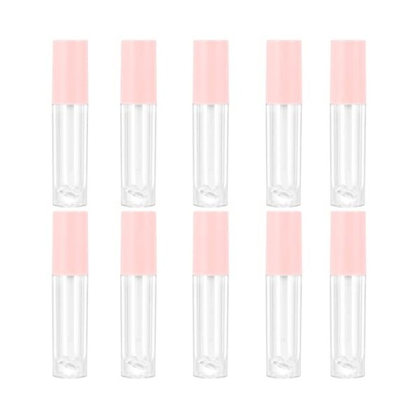 Beaupretty 30 Pièces Tube De Brillant à Lèvres Rond Brillant à Lèvres Mini Bouteilles De Brillant à Lèvres Tuyaux De Baume à 