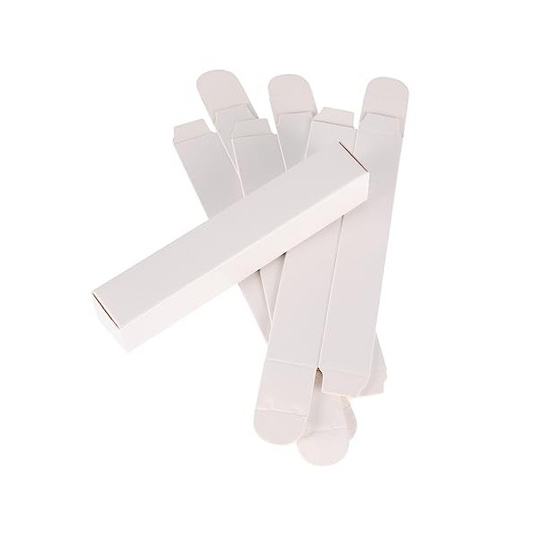 minkissy 150 Pièces Boîte Demballage De Brillant à Lèvres Papier Demballage En Papier Kraft Tube De Mascara Conteneur Noir 