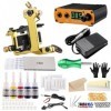 STIGMA Kit Tatouage Complet Tattoo Machine Kit pour Commencer Machine Professionnelle de Bobine de Tatouage Alimentation de T