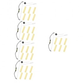 Didiseaon 5 Ensembles Règle À Sourcils Modèle Mise En Forme Des Sourcils Règle Mesure Des Sourcils Aiguiseur Des Sourcils Règ