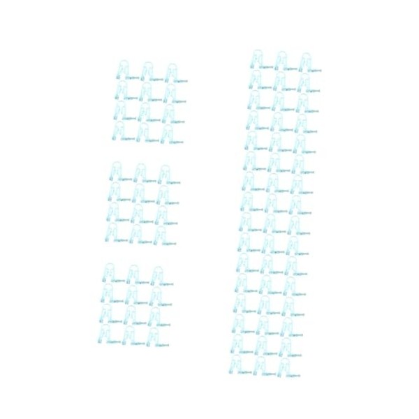 FRCOLOR 48 Pièces à Tenons Pistolets De Perçage De Nez Outil Dauto-perçage Des Oreilles Outils De Perçage Oreille Nez Jetabl