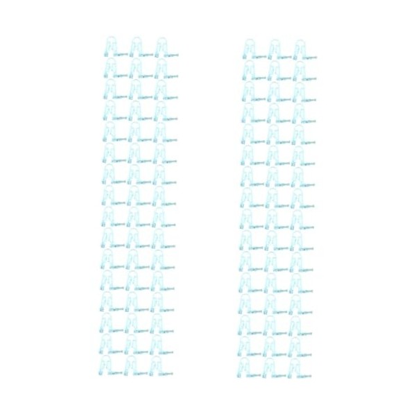 FRCOLOR 48 Pièces à Tenons Pistolets De Perçage De Nez Outil Dauto-perçage Des Oreilles Outils De Perçage Oreille Nez Jetabl