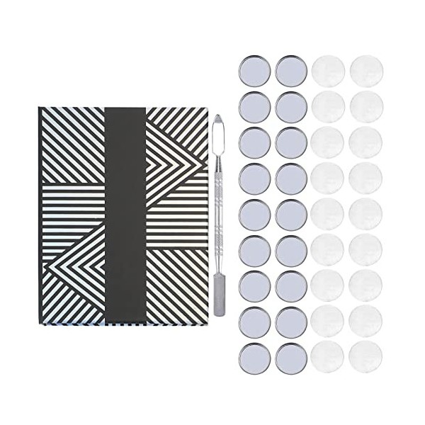 POPETPOP 2 Ensembles Boîte De Fard à Paupières De Maquillage Plateau Daccessoires Cas Vide De Fard à Paupières Maquillage Vi