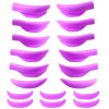 Lot de 18 coussinets de permanente en silicone réutilisables pour différentes longueurs de cils - 9 tailles - Violet