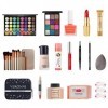 maquillage pour femme Kit complet, maquillage comprenant une palette fards à paupières, un rouge à lèvres, un fond teint, un 