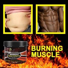 Crème Chaude,Crème brûlante pour la graisse abdominale, réduction de la cellulite de crème anti-transpiration chaude, crème c