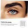 Didiseaon 80 Paires Cils Pestañas Postizas Noir Artificiel Fournitures De Maquillage 3d Masse Imitation Vison Positionner