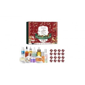 Calendrier de lAvent de maquillage, coffret cadeau de soins de beauté 24 pièces, ensemble de beauté de Noël, calendrier de c