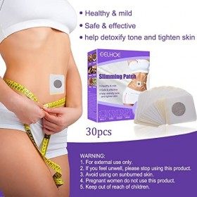 Anti Cellulite Patchs,Slimming Patch,Autocollants de perte de poids,Rapide Anti Cellulite et Brûlant les Graisses pour le Ven