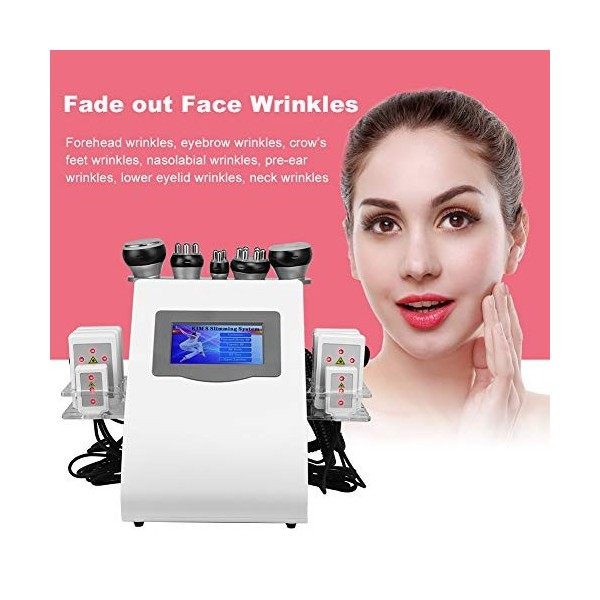 5 Dans 1 RF Ultrasonique Cavitation Produit de Beauté Corps Sous Vide Minceur Brûlant les Graisses Visage Anti-âge Beauté Mac