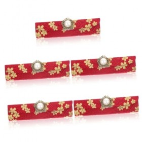 FRCOLOR 5 Pièces Boîte De Rangement De Rouge à Lèvres Rouge à Lèvres pour Femme Étuis à Rouge à Lèvres en Cuir Petite Trousse