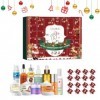 Calendrier de maquillage - Ensemble de maquillage de Noël - Coffret cadeau de calendrier de maquillage de 24 pièces avec 24 j