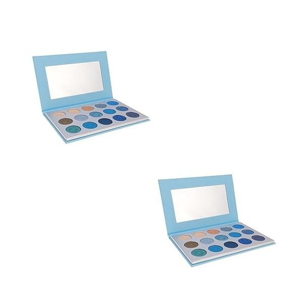 Beaupretty 3 Pièces 15 Ombre à Paupières Mate Maquillage Fard à Paupières Fard à Paupières Vert Palette De Fards à Paupières 