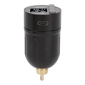 Alimentation de Tatouage Fil Rechargeable avec Affichage Numérique, Tension Réglable, Longue Durée de Vie de la Batterie, Int