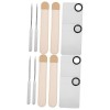 minkissy 10 Ensembles Ensemble De Palettes Spatule Fond De Teint Palette De Peinture pour La Peinture dart Dongle Fournitur