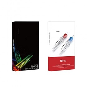 Boîte de 20 pcs Aiguilles de cartouche de tatouage stérile à tatouage de tatouage for stylo rotatif de tatouage Shader Shader