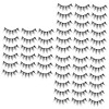 Beavorty 100 Paires Cils Noir Artificiel Pestañas Postizas Fournitures De Maquillage 3d Imitation Vison Naturel Produits De B