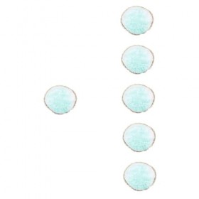 FRCOLOR 6 Pièces Palette Ronde Plateau De Service Rond Palette De Maquillage Mélange De Maquillage Plaque De Couleur De Peint