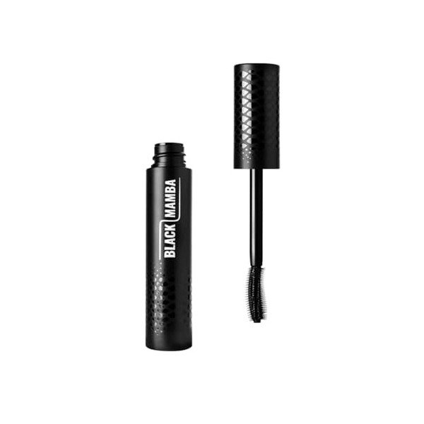 Mulac Cosmetics Kit Black MAMBA Mascara Extensible cils extra noirs + SHIVA Crayon Yeux Noir Vegan