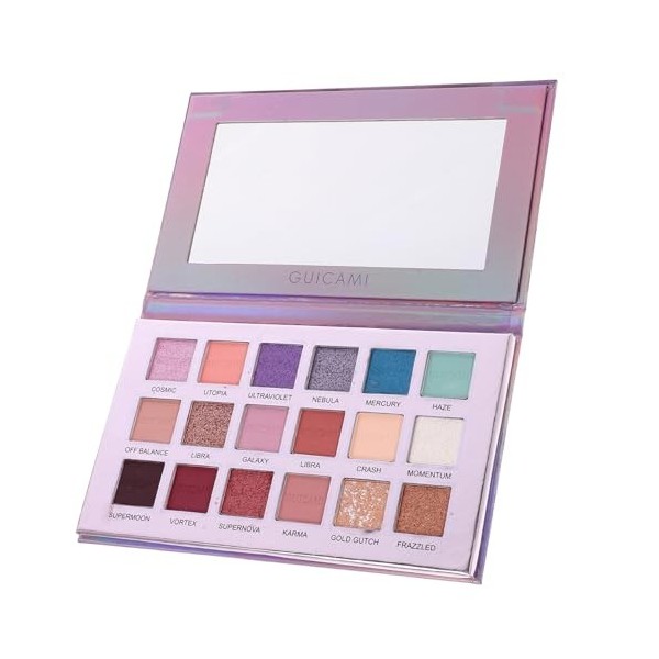 minkissy Plaque De Fard À Paupières Portable 15 Couleurs Palette Compacte De Fard À Paupières Accessoires Cosmétiques En Poud