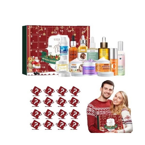 Christmas Makeup Beauty Advent Calendar 2023 | Makeup Advent Calendar for Adult Women Christmas Gifts,24 Variety Skincare Pro