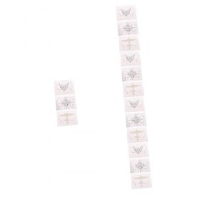 FOMIYES 15 Feuilles Dautocollants De Poitrine Diamant Pierres Précieuses Pour Le Corps Scintillantes Pierres Précieuses Pour