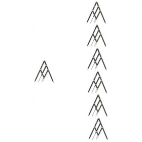 POPETPOP 7 Pièces Échelle De Deuxième Génération Pochoir De Nombre Dor Étrier De Nombre Dor Pochoirs à Sourcils Règle De Ma