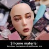 Planche de Pratique Cosmétique, Ensemble de Mannequin de Maquillage pour les Yeux en Silicone Réutilisable, Liquide Buccal de