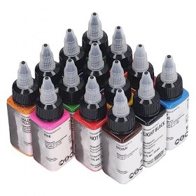 Kit dencre de Tatouage Kit dencre de Tatouage Professionnel Facile à Colorier pour les Débutants et les Artistes Amateurs