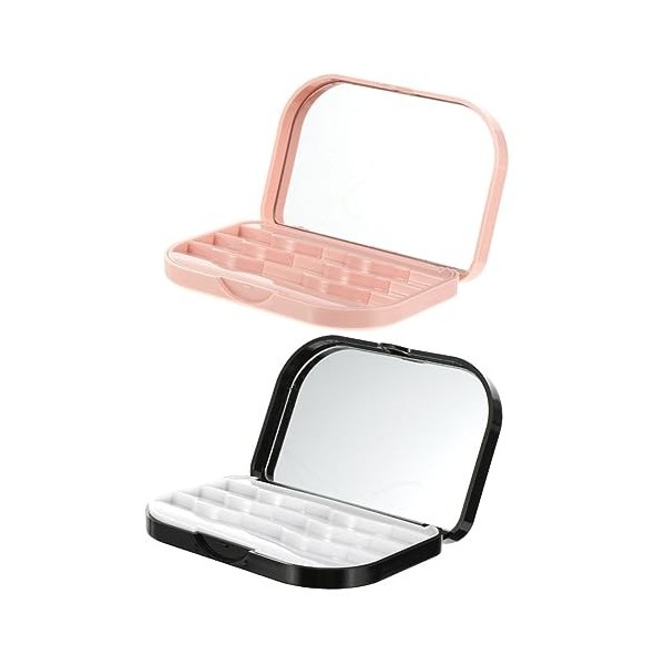 POPETPOP 10 Pièces Boîte De Rangement Pour Les Cils Faux Cils Étui De Rangement Portable Pour Les Cils Conteneur De Cils Comm