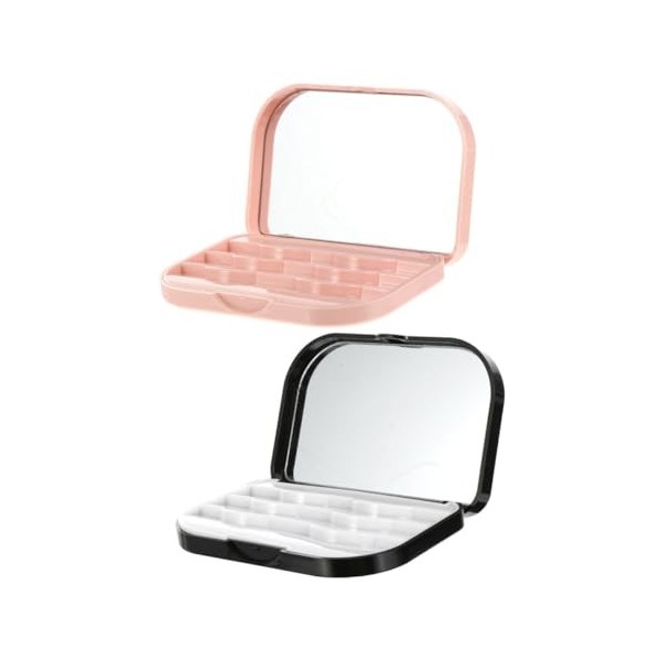 POPETPOP 10 Pièces Boîte De Rangement Pour Les Cils Faux Cils Étui De Rangement Portable Pour Les Cils Conteneur De Cils Comm