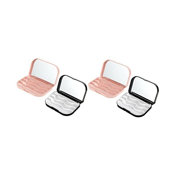 POPETPOP 10 Pièces Boîte De Rangement Pour Les Cils Faux Cils Étui De Rangement Portable Pour Les Cils Conteneur De Cils Comm