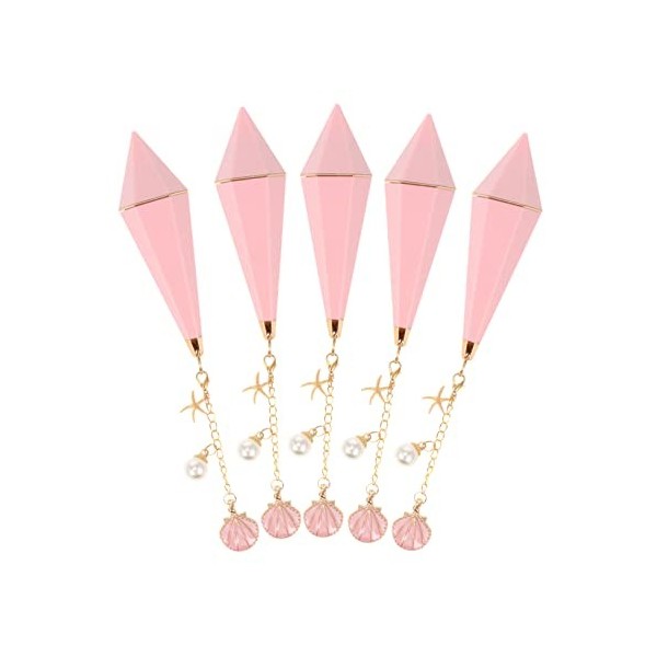 FRCOLOR 15 Pièces Tube De Rouge à Lèvres Su Brillant à Lèvres Transparent Glands Pour Porte-clés Rouge à Lèvres Rechargeable 